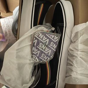 Old Skool Pride Vans. NIB. Never worn. NWT